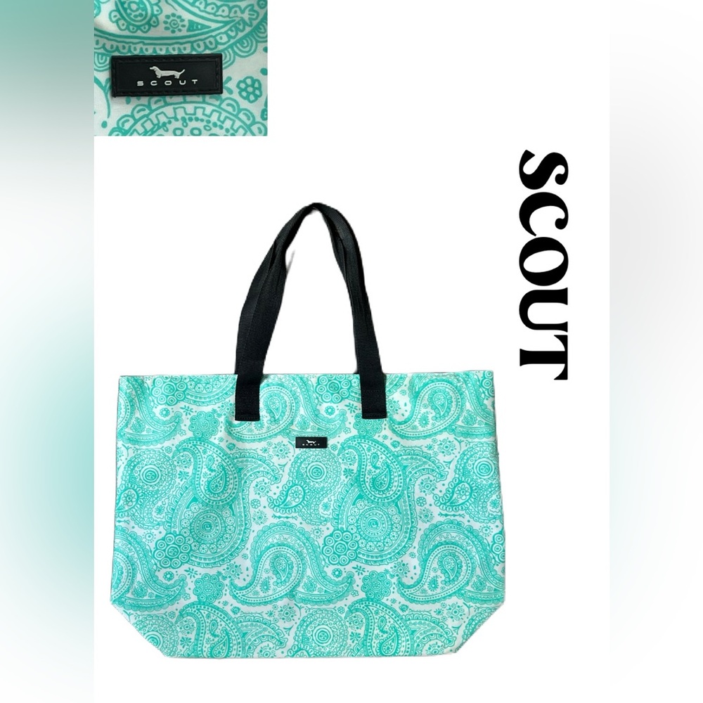 SCOUT Green Paisley Women's Tote Bag